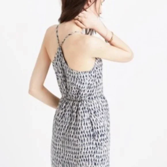 Madewell Sunlight silk camisole sleeveless slip dress feathers - Picture 2 of 12
